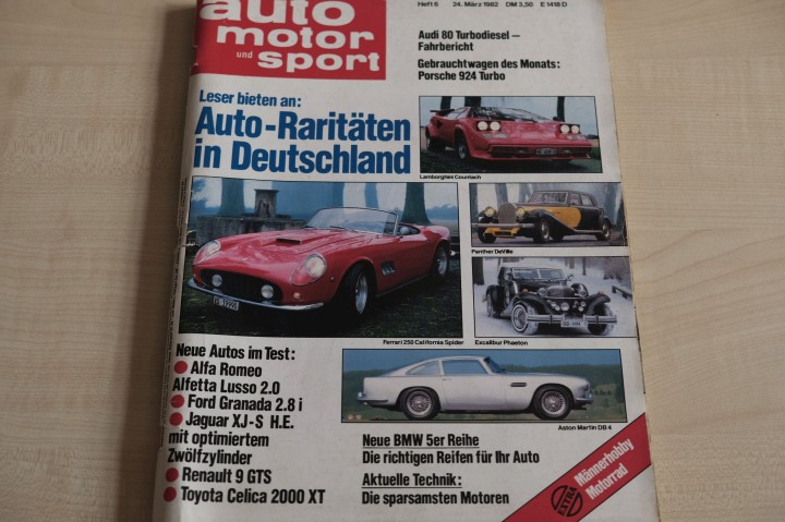 Deckblatt Auto Motor und Sport (06/1982)